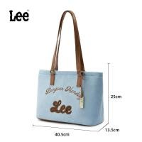 ราคา LEE Fashion ผู้หญิงกระเป๋าโททขนาดใหญ่แล็ปท็อป16 กันน้ำย้อนยุคผ้ายีนส์ความจุขนาดใหญ่2025กระเป๋าสะพายไหล่มือที่ไม่ซ้ำใครสำหรับคนทำงาน (24156502962)