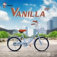 ราคา จักรยานแม่บ้าน 3wkk รุ่น วานิลลา ขนาด 20 24 นิ้ว วงล้ออัลลอยด์ จานดูด ปั่นเบากว่ารุ่นปกติ สไตล์ญี่ปุ่น (9581355093)