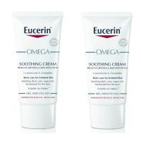 ราคา Eucerin Omega Soothing Cream ยูเซอรีน โอเมก้า ซูทติ้ง ครีม 50ml 2หลอด (1643256922)