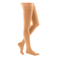 ราคา ส่งฟรี ของแถม medi duomed ถุงน่องเส้นเลือดขอด ดูโอ้เมด แบบเปิดเท้า ต้นขามีซิลิโคนกันลื่น ระดับ 2 V26100 (22744897865)