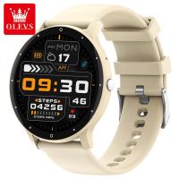 ราคา PLAYBOY OLEVS แท้นาฬิกา นาฬิกาสมาร์ทวอทช์ Waterproof smart watch สัมผัสได้เต็มจอ วัดออกซิเจนในเลือด นับก้าว วัดชีพจร Android IOS (24283309829)