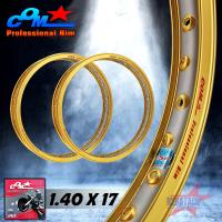 ราคา ล้อรางน้ำ COM 1 40 X 17 จำนวน 2 วง ล้อคอมรางน้ำ ของแท้ 100 วงล้อ COM ล้อขอบ17 ขนาด 1 40 ขอบ 17 วงล้ออลูมิเนียม ล้อมอเตอร์ไซค์ (24434251920)