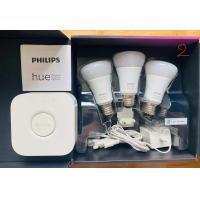 ราคา PHILIPS HUE STARTER KIT WITH BLUETOOTH ชุดเริ่มต้น ฟิลิปส์ฮิวหลอดไฟอัจฉริยะ 3หลอด พร้อม PHILIPS HUE BRIDGE สินค้ามือ2 สภาพดี ใช้งานได้ปกติ (24542041268)
