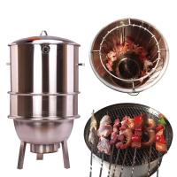 ราคา ถังอบไก่อบหมูขนาด40 40CM เตาอบแบบใช้ถ่าน ใช้งานได้2อย่าง (20934874348)