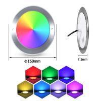ราคา สระว่ายน้ำสแตนเลสโคมไฟสระว่ายน้ำพิเศษไฟสระว่ายน้ำสระว่ายน้ำใต้น้ำ IP68โคมไฟสระว่ายน้ำ12W 18W โคมไฟติดผนัง RGB DC12V 24V (24386721702)
