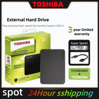 ราคา Toshiba Canvio พร้อมใช้งาน1 Tb 2TB 4TB 5TB 6TB HDD แบบพกพา USB 3 2 SuperSpeed ปลั๊ก เล่นสำหรับพีซี Mac 4KVideo Storage (24963347541)