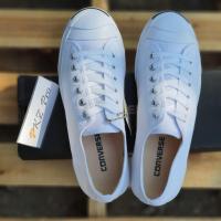 ราคา Converse Jack Purcell สีขาว รองเท้าผ้าใบพันธุ์คลาสสิค ขายดีตลอดกาล พร้อมโปรโมชั่นลดราคาสุดโหด (1522370908)