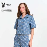ราคา PLAYBOY PASSION SUMMER เสื้อยีนส์ปกเชิ๊ต รุ่น P1WT252SF009BL กางเกงยีนส์ขาสั้นซิปหน้า รุ่น P1WB252JS003BL (24531164478)