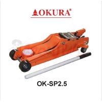 ราคา ของแท้ แม่แรง 2 5 ตัน แบบ โหลดเตี้ย รุ่นงานหนัก OKURA รุ่น OK SP2 5 ตะเข้ 2 5T จระเข้ยกรถ โอกูระ 2 5 TON กล่องเก็บ (17732286999)