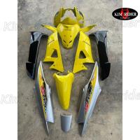 ราคา ชุดสี เฟรม Honda wave 100s เวฟ 100 s wave ubox รุ่นมีกล่องใต้เบาะ รถปี 2005 ครบคัน 10 ชิ้น ดิส และ ดรั้ม สีเหลืองบรอนดำ งานABS (21829614180)