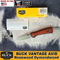 ราคา มีดพับBuck Vantage Avid ด้ามจับRosewood Dymondwood ขนาดใหญ่ 346 ขนาดเล็ก 341 ของแท้ Made in USA (20455752866)