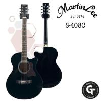 ราคา กีตาร์โปร่ง กีตาร์โปร่งไฟฟ้า40นิ้ว ราคาถูก คุณภาพดี มีเหล็กขันคอ MartinLee S 408C มีเก็บปลายทาง (15915448308)