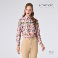 ราคา LOF FI CIEL Womans shirt Pink grand palace garden เสื้อเชิ๊ตผู้หญิง แขนยาว สีชมพู FBBKLP (23729218878)