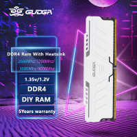ราคา GUDGA Memory Ram 8GB 16GB 32GB 2666 3200 3600 4000mhz 1 2V 1 35V 288Pin DIMM For Desktop Computer (24616701246)