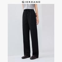 ราคา GIORDANO Women Pants 100 Cotton Exposed Seam Sweat Pants Drawstring Elastic Waist Smooth Simple Fashion Casual Pants 13415245 (23844045191)