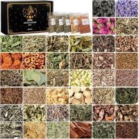 ราคา 40 Pack Witchcraft Supplies Herbs Kit Dried Herbs and Flowers for Witch Beginners Herb Set for Wicca Altar Supplies Pagan and Wiccan Rituals Magic Spell Candle and Soap Making (24559735197)