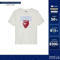 ราคา Tommy Hilfiger เสื้อยืด ผู้หญิง รุ่น DW0DW20894 YBL สีขาว ทรง Relaxed (24583565372)