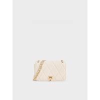 ราคา CHARLES and KEITH25 CK2 20671747 แฟชั่นเพชรโซ่ไหล่ crossbody กระเป๋าสี่เหลี่ยมเล็ก (24545944183)
