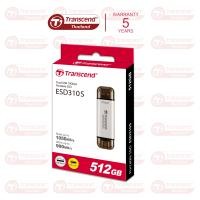 ราคา External SSD smallest 512GB ESD310S Type A and Type C connectors Transcend รับประกัน 5ปี มีใบกำกับภาษี (19828204196)