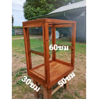 ราคา ตู้ก๋วยเตี๋ยว ตู้ขนม ตู้โชว์อาหารต่างๆ งานทำจากไม้สนนอก (20243621070)