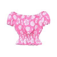 ราคา Kloset and Etcetera Tropical Sway Hawaii shirt Blue เสื้อฮาวาย (24739685251)