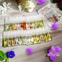 ราคา น้ำหอมดอกไม้ น้ำหอมดอกไม้ไทย น้ำหอมกลิ่นดอกไม้ น้ำหอมกลิ่นดอกไม้ไทย หอมติดทนนาน20ชม ขนาดทดลอง 3Ml 24กลิ่น (6297422784)