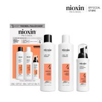 ราคา NIOXIN System 4 Kit ผมบางชัดเจน ผมทำสี ดัด ยืด ฟอก เซ็ต 3 ชิ้น ไนอ๊อกซิน แชมพูผมบาง เซรั่มผมบาง ขนาด 150ml (24605662818)