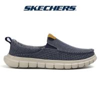 ราคา Skechers สเก็ตเชอร์ส รองเท้า ผู้ชาย Men SKECHERS Usa Street Wear Zeller Shoes 208298 BEIG NEW Mens walking shoes Air Cooled Memory Foam Classic Fit Goga Mat Arch (23687204416)