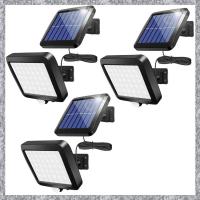 ราคา TFAW 3X Solar Power Wall Light Outdoor Motion Sensor Light 56 LED Security Night Light for Garden Garage Driveway Porch Fence (24316834103)