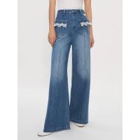 ราคา Pomelo x Janesuda กางเกงยีนส์แต่งลูกไม้ Pomelo x Janesuda Lace Jeans (24706455729)