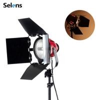 ราคา Selens ไฟสตูดิโอ 800W 3200K ชุดไฟต่อเนื่อง สำหรับสตูดิโอถ่ายภาพ Redhead Light with Brightness Dimmer 800w 3200K For Filming Studio Continuous Lighting Studio Light Photography (439620095)