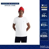 ราคา Tommy Hilfiger เสื้อยืดแขนสั้นผู้ชาย รุ่น MW0MW27539 YBR สีขาว (17788633851)