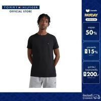 ราคา Tommy Hilfiger เสื้อยืดแขนสั้นผู้ชาย รุ่น MW0MW27539 BDS สีดำ (19462220508)