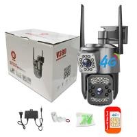 ราคา กล้องวงจรปิด โซล่าเซลล์ ใส่ซิม SIM 4G 8MP กล้องวงจรปิดใส่ซิม 4G กล้องวงจรปิดไร้สาย กล้องวงจรปิด กลางคืนสีสัน พลังงานแสงอาทิตย์ (24852665098)