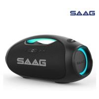 ราคา SAAG Bluetooth Speaker Storm ลำโพงบลูทูธ กันน้ำ ไฟRGB เบสแน่น สินค้ารับประกัน 2ปี (21623718959)