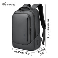 ราคา Hk กระเป๋าเป้สะพายหลังแฟชั่นสำหรับกันน้ำผู้ชาย15 6นิ้วกระเป๋าเป้ใส่แล็ปท็อปพร้อมช่องเสียบ USB ชาร์จการเดินทางธุรกิจกระเป๋านักเรียนความจุเยอะของผู้ชาย (24404938899)