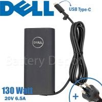 ราคา Dell Adapter ของแท้ Dell 130W 20V 6 5A หัว USB Type C สายชาร์จ Dell Precision 3561 สายชาร์จ เดล อะแดปเตอร์ (23220820057)