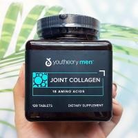 ราคา คอลลาเจนสำหรับผู้ชาย ดูแลข้อต่อและกระดูก Men Joint Collagen 120 Tablets Youtheory (20922587619)