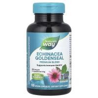 ราคา Natures Way Echinacea Goldenseal 900 mg 100 และ 180 Vegan Capsules แบบยาน้ำ 30 ml (22003667566)