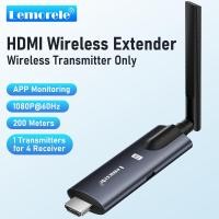 ราคา Lemorele R800 เครื่องส่งสัญญานภาพจากกล้องไปยังอุปกรณ์พกพาแบบไร้สาย HDMI 1080P WiFi 2 4 5G ระยะทางการส่ง50M 1เครื่องส่งสัญญาณ4ตัวรับใช้กับ TuTuLink APP สำหรับโทรศัพท์มือถือ Table camer คอนโซลเกม (23410