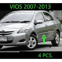 ราคา คิ้วกันกระแทกประตู Vios 2007 2012 ยังไม่พ่นสี 1 ชุด 4 ชิ้น ตรงรุ่น ไม่เจาะ ติดด้วยกาว 3 M มีของพร้อมส่ง (22163036783)