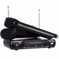 ราคา FANNY ไมค์ลอยคู่ VHF 2 channel wireless miccrophone ไมค์โครโฟนไร้สาย รุ่น lx 206 (1410636623)