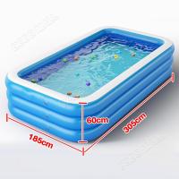 ราคา Misty Crewley สระว่ายน้ำเป่าลม สระน้ำ สระว่ายน้ำเด็ก สระน้ำเป่าลม 3 ชั้น ฟรีปั๊มไฟฟ้า สระ 3 เมตร 4 ชั้น ตัวเลือก 6 ขนาด (24530801526)