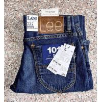 ราคา LEE 737 Knox กางเกงยีนส์ผู้ชาย ขากระบอก ริมแดง สียีนส์ฟอก ผ้ายืด เอวกลาง เป้าซิป ของแท้จากShop (20421108104)