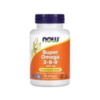 ราคา Super Omega 3 6 9 1200 mg 90 Softgels Now Foods (21753276659)