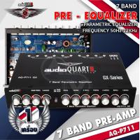 ราคา ปรีแอมป์ ปรีรถยนต์ ปรีแอมป์รถยนต์ ปรี7แบนด์ ปรีแอมป์7แบนด์ ปรี 7 แบนด์ ซับรวม ปรี 7band Audio Quart AQ P711GX เครื่องเสียงติดรถยนต์ Audioadvane (11042423277)