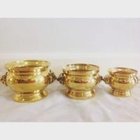 ราคา กระถางธูปทองเหลืองแท้ หัวสิงห์ (18493502760)