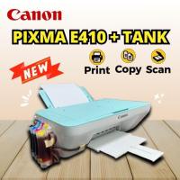 ราคา ปริ้นเตอร์อิงค์เจ็ท Canon PIXMA E410 TANK สีเขียวมิ้นท์ Print Scan Copy พร้อมติดตั้งแทงค์ (23779904349)