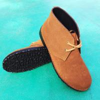 ราคา J CHOO รองเท้าผู้ชาย รองเท้าหุ้มข้อ รองเท้าหนังกลับ รหัส 113 หนังกลับแท้ พื้นยาง เย็บพื้น รองเท้าเชคโก (764942627)