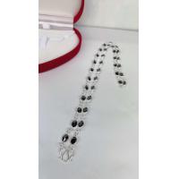 ราคา สร้อยคอเงินเม็ดแตงยาวสวมหัวฟรีน้ำยาล้างเงินนิลดำ เขียวมะกอก น้ำเงิน ม่วงอะเมทิส นพเก้า (9694852708)